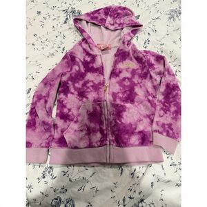 Juicy Couture Girls Tie Dye Hoodie Purple Zip Size 4T Casual